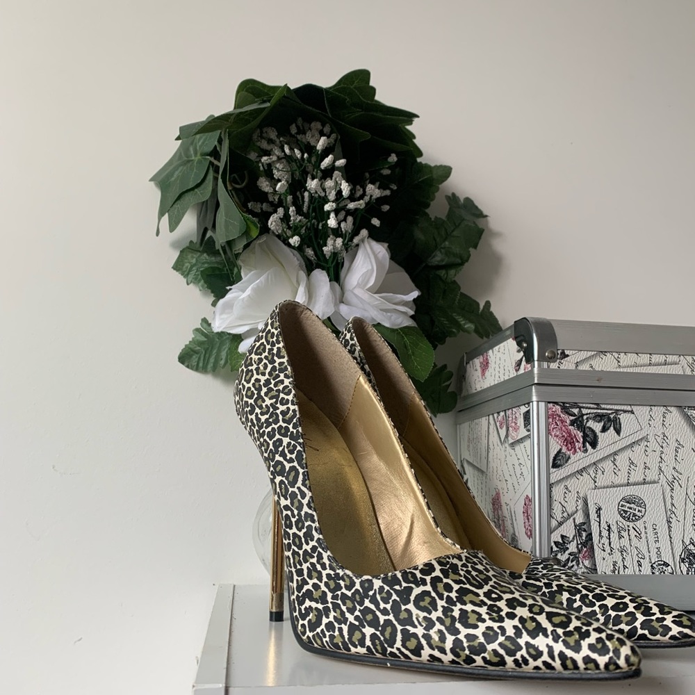 Animal Print Pumps